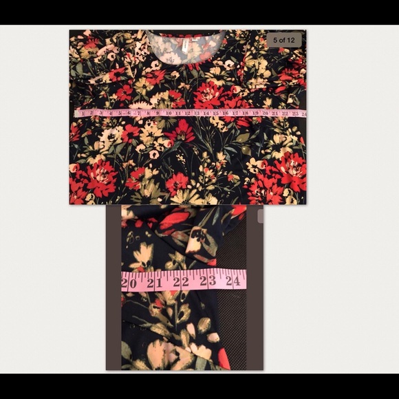 ❌SOLD❌Multi-Color Floral Dress w Long Sleeves Plus - Picture 6 of 8